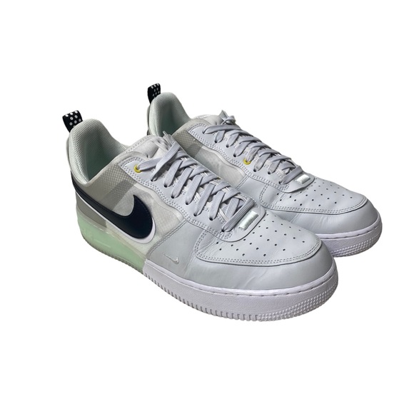 Nike Air Force 1 Low React Mint Green White DM0573-001 Men's Size 12 Shoes - Picture 1 of 11